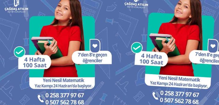 ÇAĞDAŞ ATILIM KURUMLARINDAN YAZ KAMPI MÜJDESİ