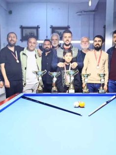 ZAFER ANISINA BİLARDO TURNUVASI TAMAMLANDI