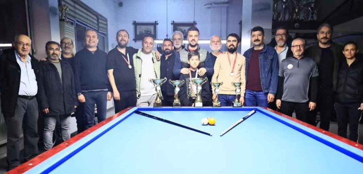 ZAFER ANISINA BİLARDO TURNUVASI TAMAMLANDI