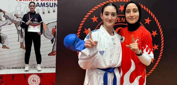 KARATEDE ECRİN TÜRKİYE ŞAMPİYONU