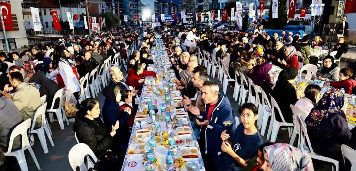 İFTAR SOFRASI BAĞBAŞI’NDA KURULDU