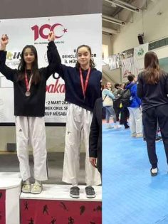 TAEKWONDO’DA BERRANUR VE FATMA’NIN BAŞARISI