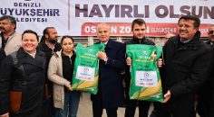 BÜYÜKŞEHİR, 3 YILDA 210 BİN KG SİLAJLIK MISIR TOHUMU VERDİ