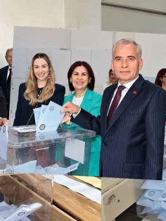 BAŞKAN ADAYLARI OYLARINI KULLANDI