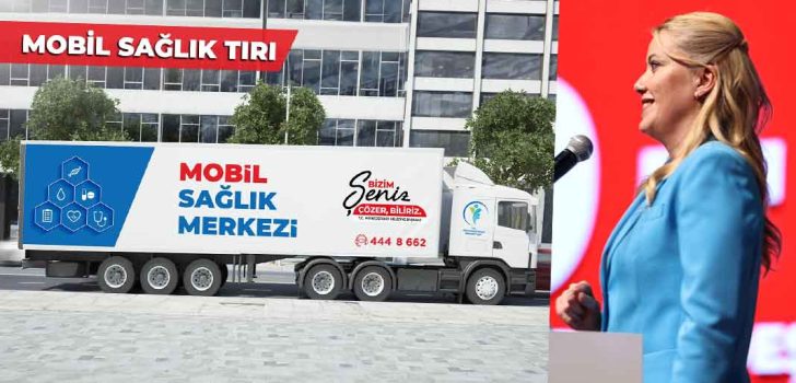 MOBİL SAĞLIK TIRI İLE MERKEZEFENDİLİLERE HIZLI SAĞLIK HİZMETİ
