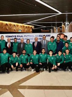 FUTBOL HAKEMİ, GÖZLEMCİ VE SAHA KOMİSERLERİNE DESTEK