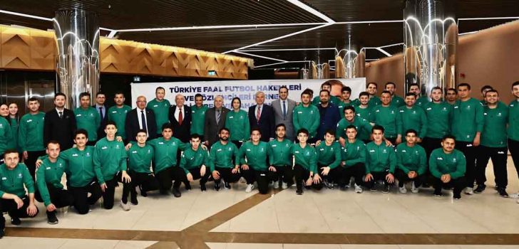 FUTBOL HAKEMİ, GÖZLEMCİ VE SAHA KOMİSERLERİNE DESTEK