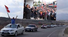 ÇAL’DA AKCAN SEÇİM STARTINI KONVOYLA VERDİ