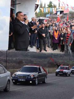 ÇAL’DA AKCAN SEÇİM STARTINI KONVOYLA VERDİ