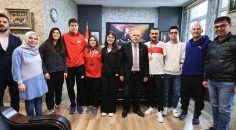 ŞAMPİYON PARA-TAEKWONDOCULARDAN İLMAN’A ZİYARET
