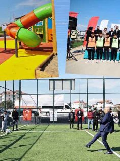 BÜYÜKŞEHİR’DEN YENİŞAFAK’A 3 PARK VE HALI SAHA