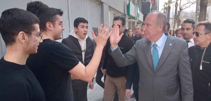 MUHARREM İNCE, DENİZLİ’DE VATANDAŞLA SOHBET ETTİ