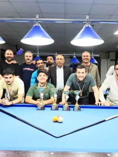 BİLARDO TURNUVASI SONA ERDİ