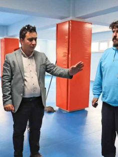 ESKRİM SALONU HİZMETE GİRDİ