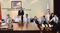 BAŞKAN ÇAVUŞOĞLU, KOLTUĞUNU ÖZEL ÇOCUKLARA DEVRETTİ