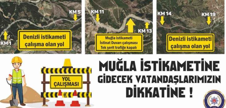 KALE-MUĞLA YOLUNDA YOL YAPIMI ÇALIŞMASINA BAŞLANDI