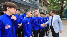 BAŞKAN ERTEMUR, SPORCULARI TÜRKİYE ŞAMPİYONASINA UĞURLADI