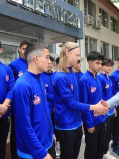 BAŞKAN ERTEMUR, SPORCULARI TÜRKİYE ŞAMPİYONASINA UĞURLADI