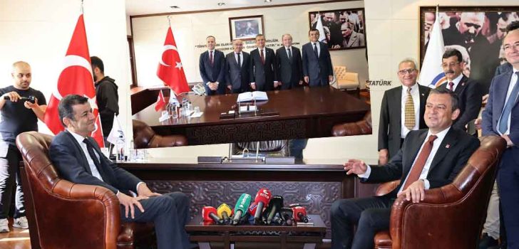 CHP GENEL BAŞKANI ÖZEL’DEN BAŞKAN ÇAVUŞOĞLU’NA ZİYARET