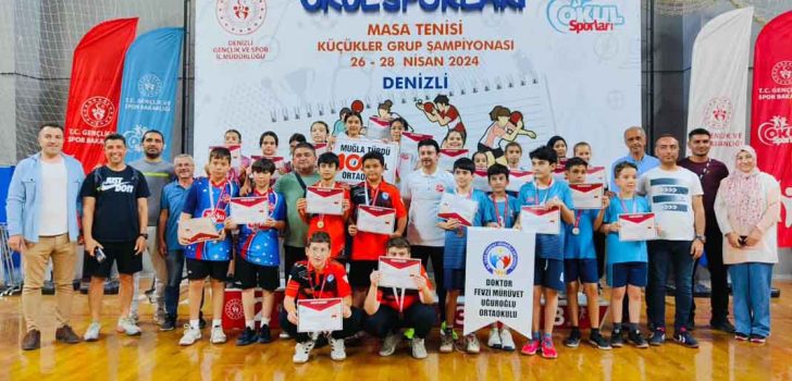 MASA TENİSİ ŞAMPİYONLARINA ÖDÜL