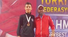 ERCAN BAKAN TÜRKİYE ÜÇÜNCÜSÜ OLDU