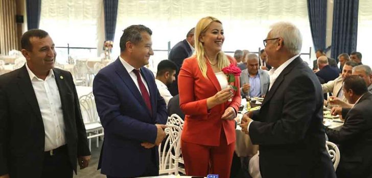 BAŞKAN ŞENİZ DOĞAN MUHTARLAR İLE BİR ARAYA GELDİ