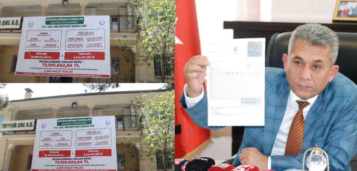 BELEDİYENİN BORCUNU KALEM KALEM AÇIKLADI