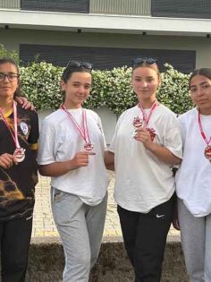 DENİZLİLİ BOCCECİLER MADALYALARLA DÖNDÜ