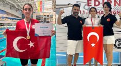 YÜZMEDE EMİNE’NİN BÜYÜK BAŞARISI