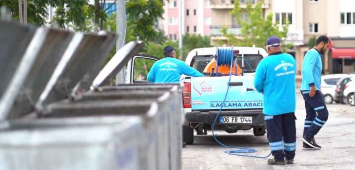 MERKEZEFENDİ BELEDİYESİ’NDEN HAŞERELERE KARŞI ETKİN MÜCADELE