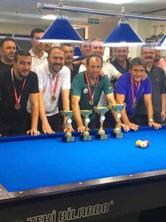 BİLARDO TURNUVASI TAMAMLANDI
