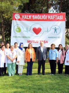 HALK SAĞLIĞI HAFTASINI KUTLADILAR