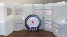 KARGODA ETİL ALKOL İLE YAKALANDI, İŞLEM YAPILDI