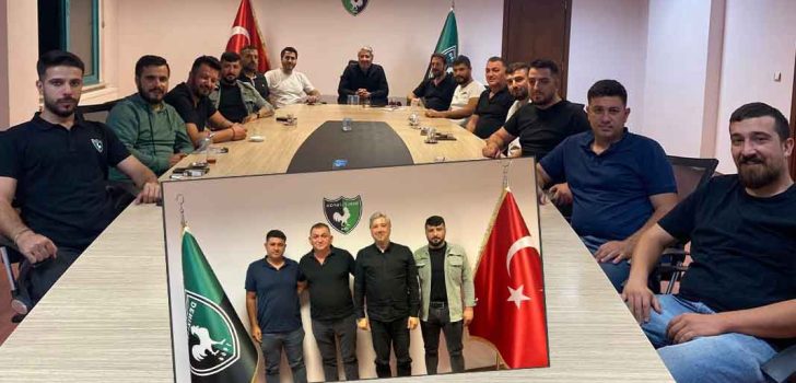 DENİZLİSPOR TARAFTAR LİDERLERİYLE BİR ARAYA GELDİ