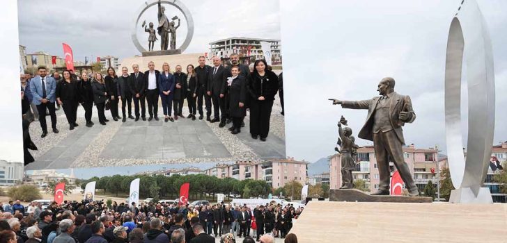 YIL MEYDANI VE ANITI KARAHASANLI’DA AÇILDI