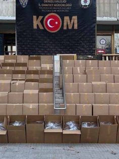 TIRDA 2.4 TON KAÇAK TÜTÜN YAKALANDI