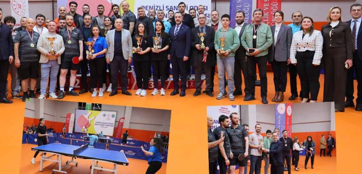 DSO MASA TENİSİ TURNUVASINDA ÖDÜLLER DAĞITILDI