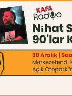 ÜNLÜ RADYOCU NİHAT SIRDAR MERKEZEFENDİ’YE GELİYOR