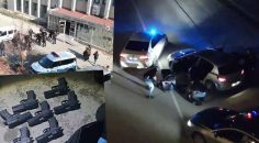 SİLAH KAÇAKÇILARI ŞEHRİN GİRİŞİNDE KISKIVRAK YAKALADI