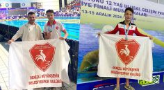 TÜRKİYE ŞAMPİYONU OLDU, 12 YAŞ TÜRKİYE REKORU KIRDI