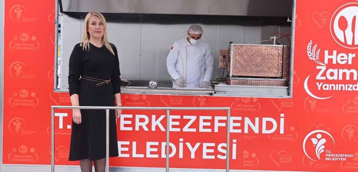 MERKEZEFENDİ BELEDİYESİ’NİN MOBİL AŞEVİ HİZMETE HAZIR