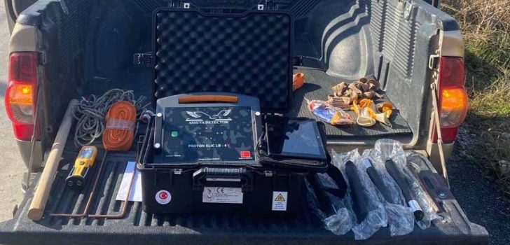 TARİHİ ESER İÇİN SİT ALANINI KAZMIŞLAR