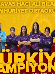 TAVAS ORTAOKULU DART TÜRKİYE ŞAMPİYONU