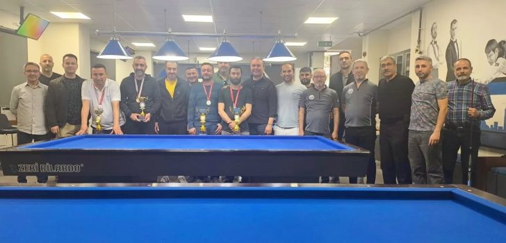 BİLARDO TURNUVASI TAMAMLANDI