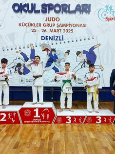JUDO’DA DERECEYE GİRENLERE ÖDÜL