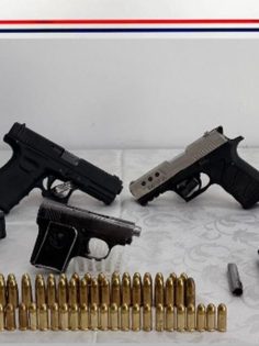 RUHSATSIZ SİLAHLAR ELE GEÇİRİLDİ