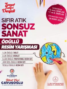BÜYÜKŞEHİR’DEN SIFIR ATIK TEMALI RESİM YARIŞMASI