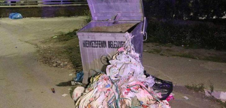 ÇÖPTEN BEBEK CESEDİ ÇIKTI