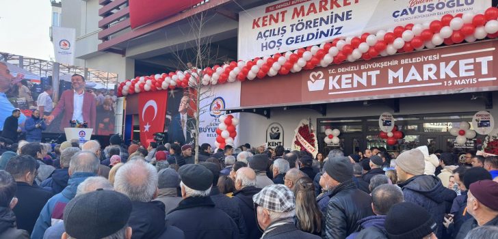 MURATDEDE MAHALLESİNDE KENT MARKET HİZMETE BAŞLADI