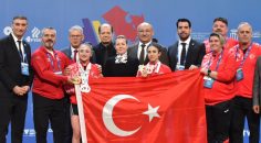 MİLLİ HALTERCİLER KÜRSÜDE